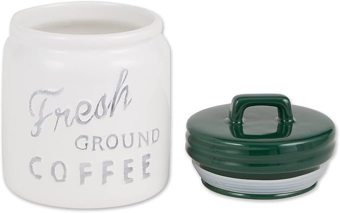 DII Kitchen Accessories Collection Ceramics, Jar Canister Set, Green, 3