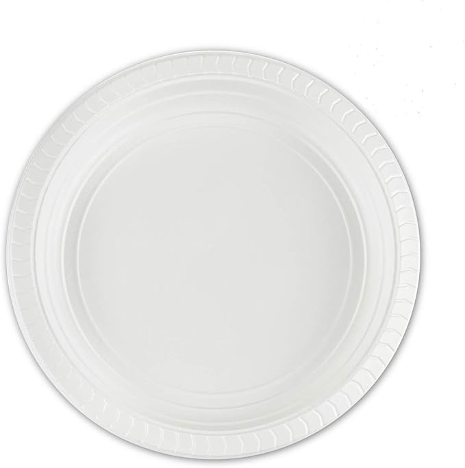 7 inch Round Plastic Plates And Bowls Microwaveable, Disposable, 800 pack