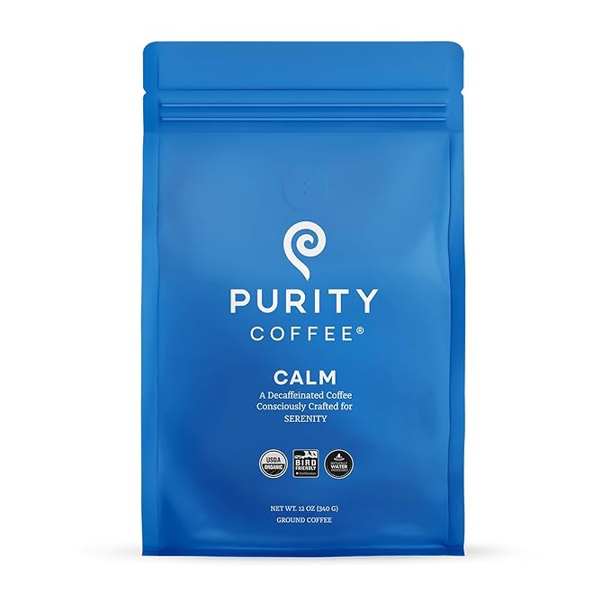 CALM Decaf Medium Roast Ground (12oz Bag)
