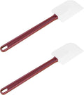 Heat Resistant Silicone Scraper Spoonula Commercial Rubber Spatula, 13.5IN