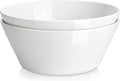 MALACASA 105 OZ Large Serving Bowls Ceramic Salad Soup Bowls Set of 2