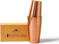 A Bar Above Boston Cocktail Shaker Set Weighted 18 and 28 Oz Antique Copper