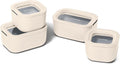 Caraway Mini Food Storage 9-Piece Set, Glass Storage Containers for Food