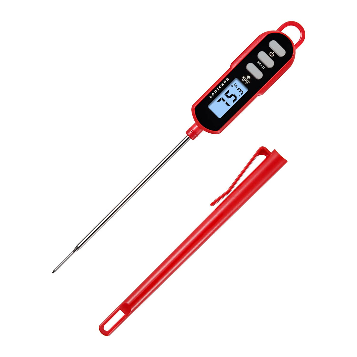 LONICERA Digital Cooking Thermometer for Sourdough Bread, 5-Inch Probe