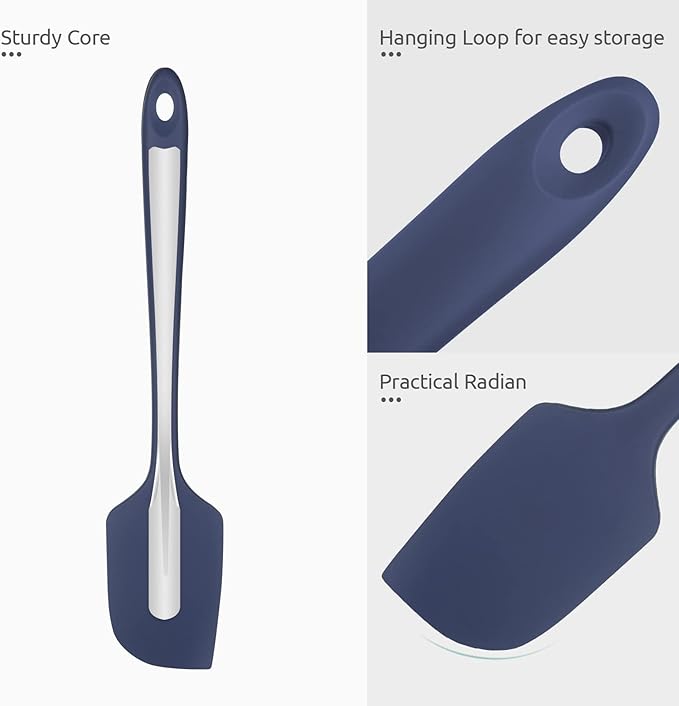 U-Taste Silicone Large Spatula, 480ºF High Temp, 11.38", Midnight Blue