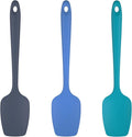 U-Taste Silicone Spoon Spatula Set of 3, 600°F Heat Resistant, Multicolor