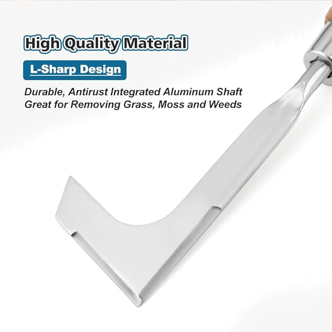 Berry&Bird Crack Weeder, Crevice Weeding Tool, 11.2" Garden Manual Weeder