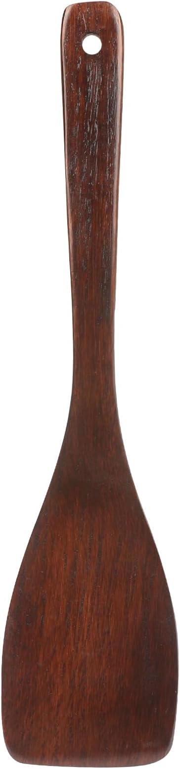 Wooden Spatula for Cooking, Long Handle Flat Spatulas for Frying Pan, Left and Right Hand Wood Turner for Cooking Kitchen Utensils