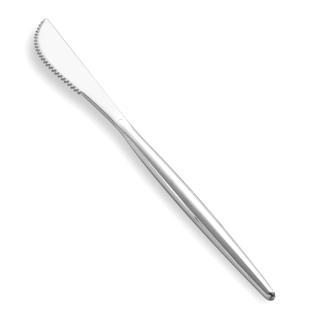 SUT 600PCS Heavy Duty Disposable Silverware - Includes 200 Knives, Forks and Spoons - Silver Plastic Utensils Set for Party/Wedding