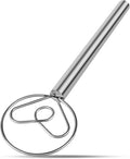 Agttete Danish Dough Whisk Stainless Steel Hook Dutch Bread Mixer Hand Tool for Sourdough Baking Making Blending Pastry Pizza