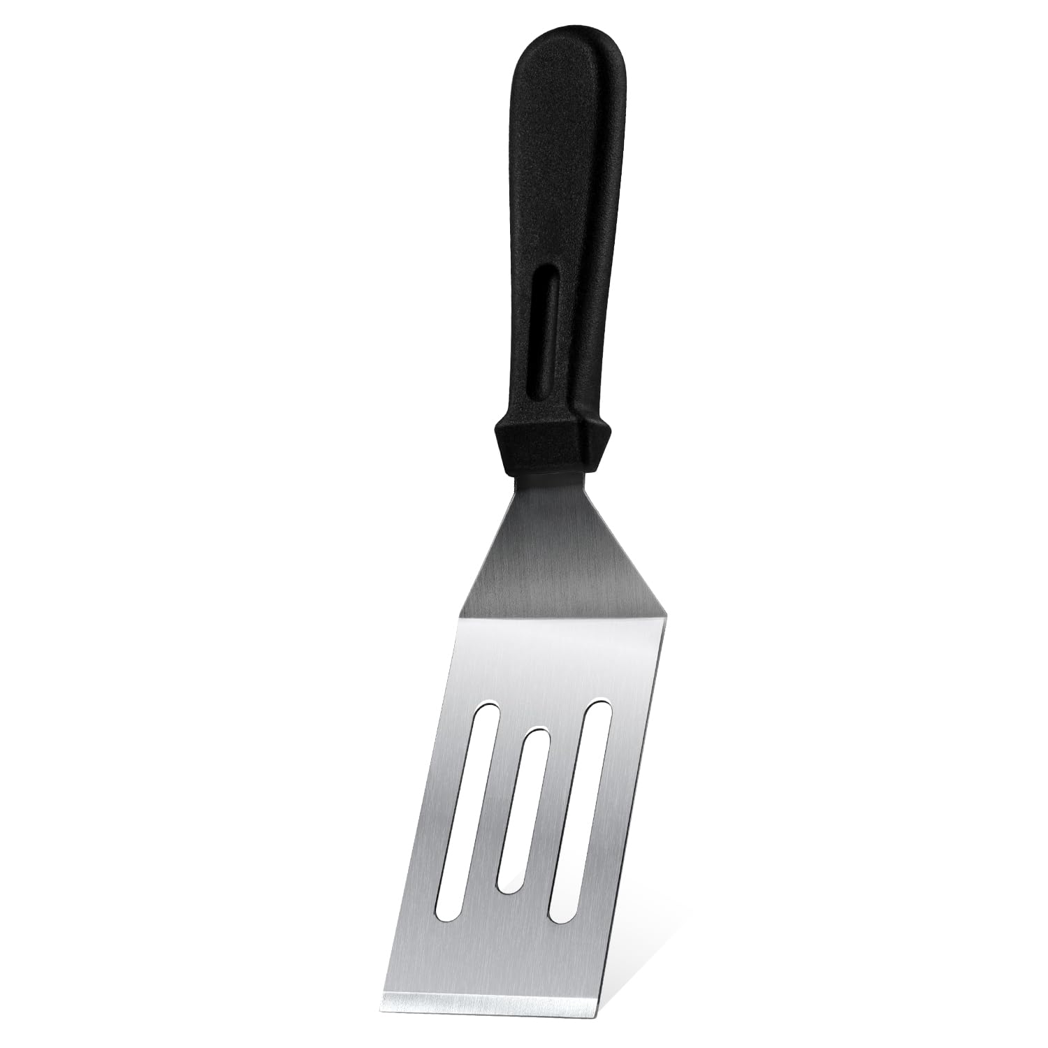 1Pc 9.8in Stainless Steel Spatula Heat Resistant Handle for BBQ Dessert