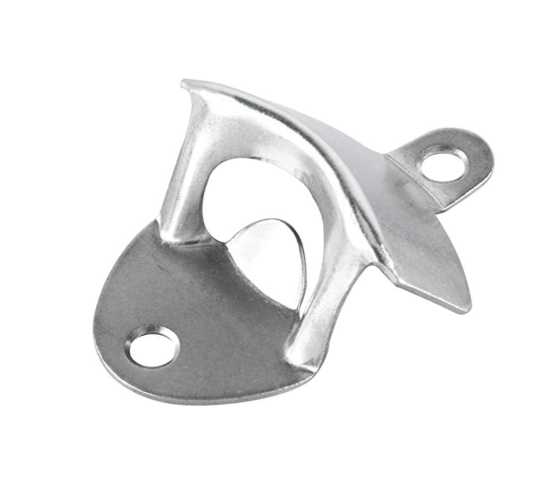 ANSLYQA 20 Pack Bottle Opener Wall Mounted (Silver)