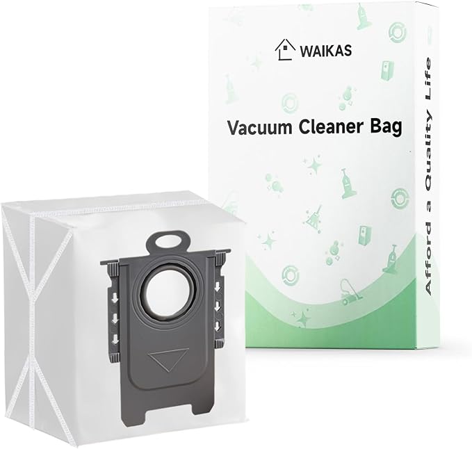 WAIKAS 20-Pack Vacuum Bags for Roborock Q10, Q7, Q5, Q8, S8 and S7 Series