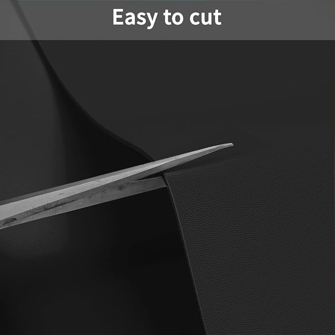 Zinkooat Desk Cover Protector - Used for Square Table Waterproof and Easy to Clean Good Flatness Easy to Used for Dining Table(Black+Black 44x44)