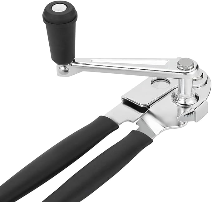Manual Can Opener,Heavy Duty Easy Ergonomic Crank for Seniors & Arthritis