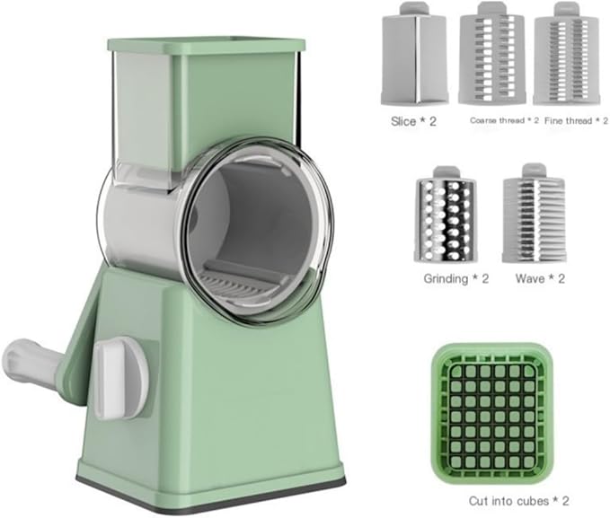 Vegetable Chopper and Spiralizer, Food Chopper with Container, Fruit Slicer, Kitchen Gadgets & Gifts, Home Essentials