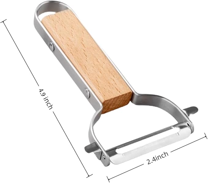 Huakai Vegetable Peeler for Kitchen, 304 stainless steel blade sharp, smooth peeling, good results
