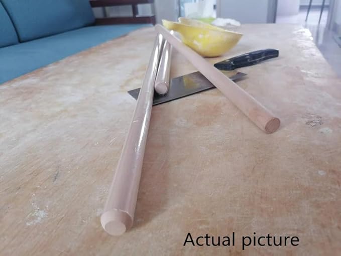 Thin Rolling Pin,3/4 Inch Diameter,Long 19.7 Inch (50 * 2cm)