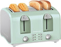 OVENTE Electric 4-Slice Toaster, 6-Shade Settings, Light Blue TS4410LBL