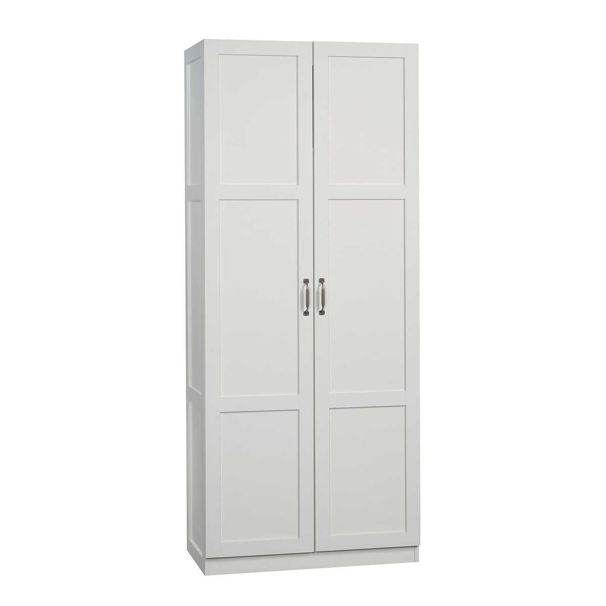 Sauder Storage Cabinet/ Pantry cabinets, 29.61 " x D: 16.02 " x H: 71.50", Cinnamon Cherry finish