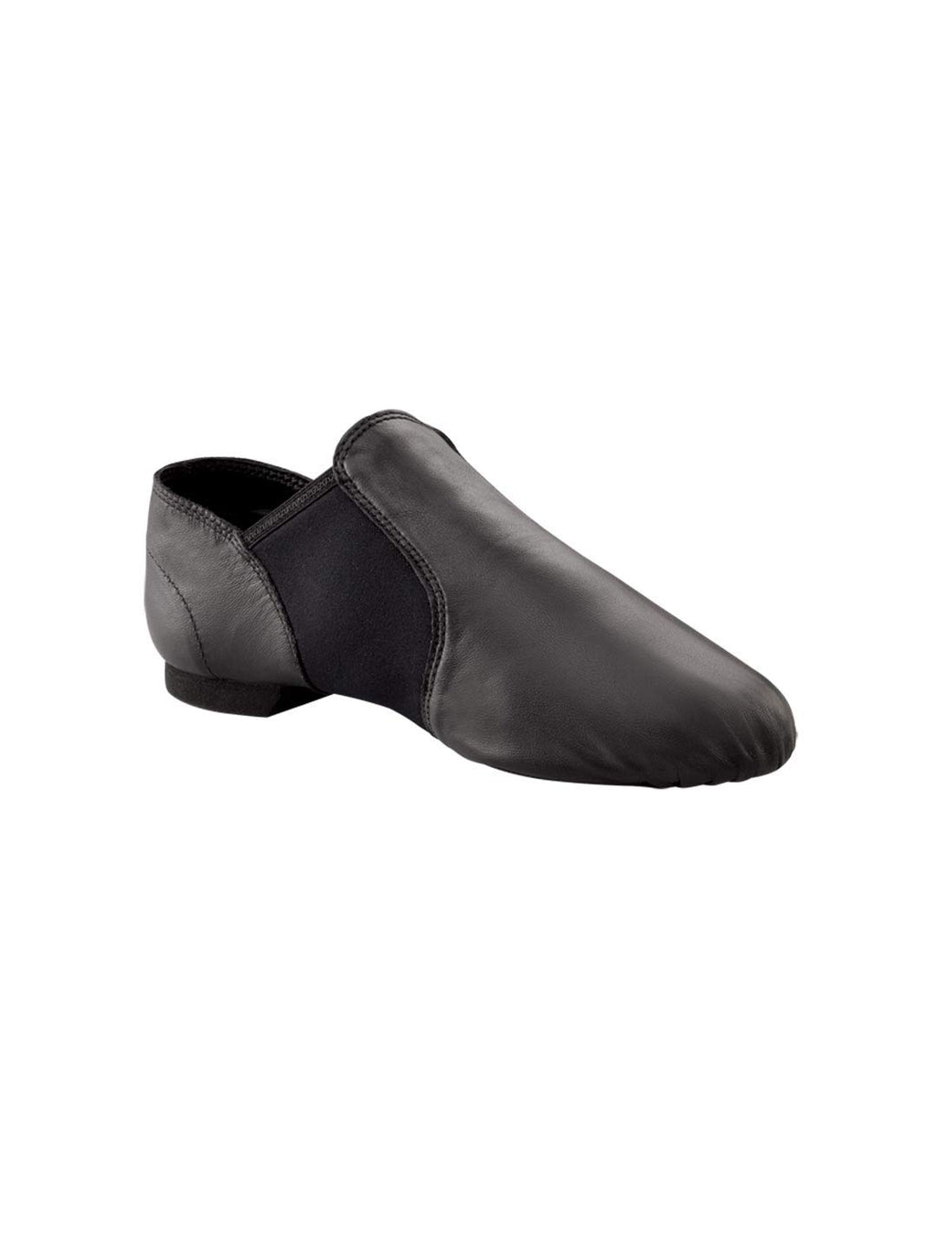 Capezio E-Series Jazz Slip On, Black, 7.5 M