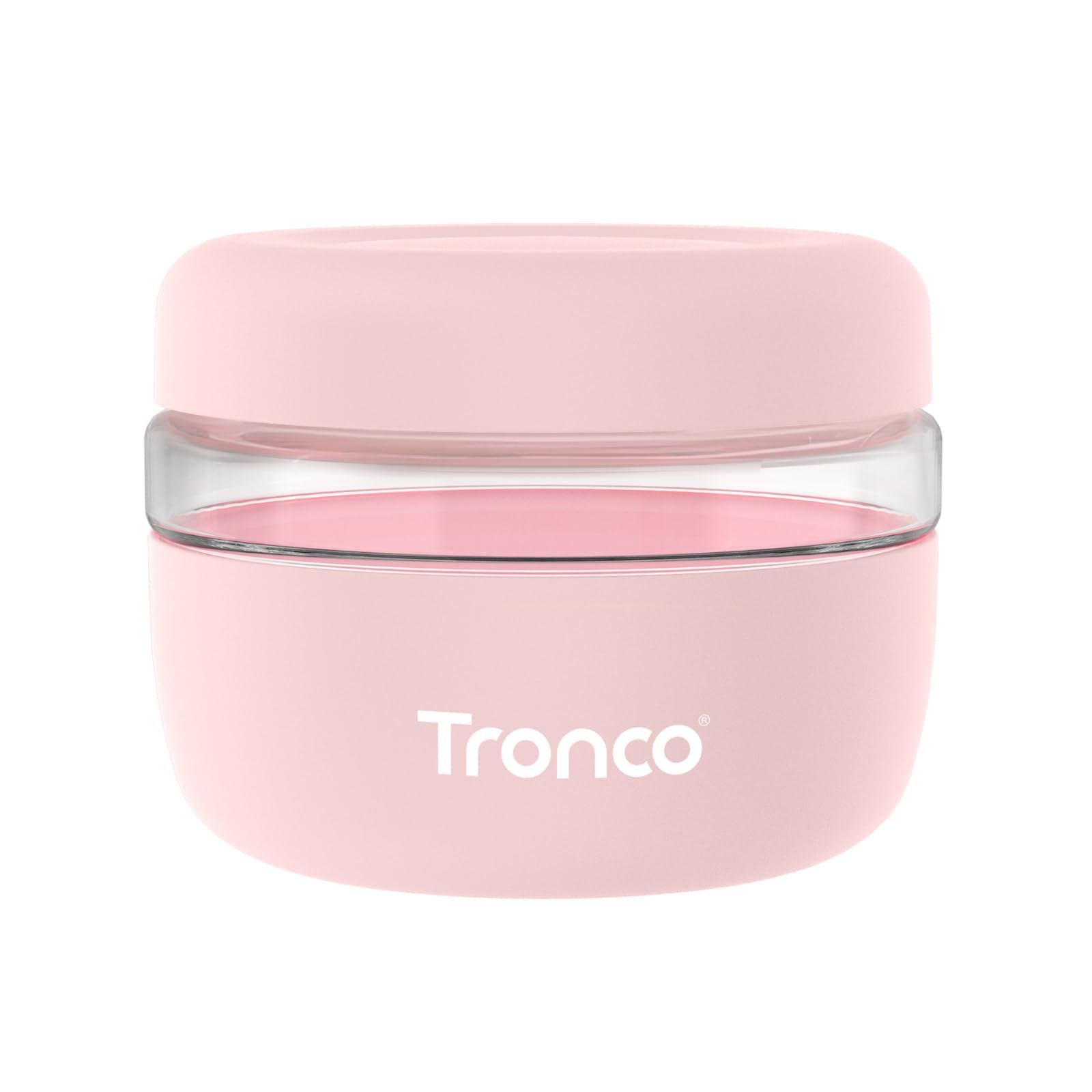 Tronco 16 oz Glass Food Storage & Lunch Bowl Containers with Airtight Lids
