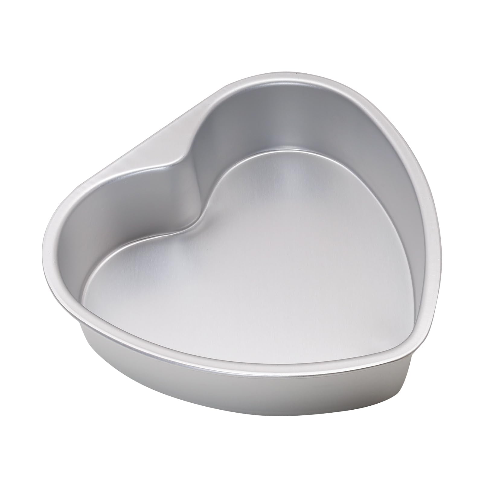 Gvhntk Heart Shaped Cake Pan 10 Inch Aluminum Cake Pans Heart Cake Tin Baking Cake Mold for Valentine's Weddings Birthday Party