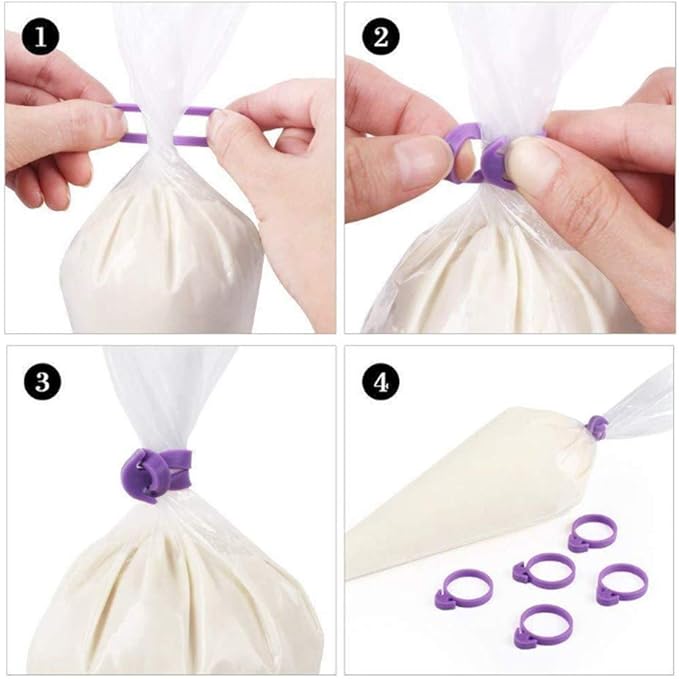 ANSLYQA Pastry Piping Bags Set, 28 Pcs Baking Tools