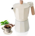 ANGORA BRANDS Vondra Aluminum Moka Pot (2–6 Cups) – Stovetop Espresso Maker, Classic Italian Coffee Maker – Durable Percolator Coffee Pot for Home, Travel & Camping