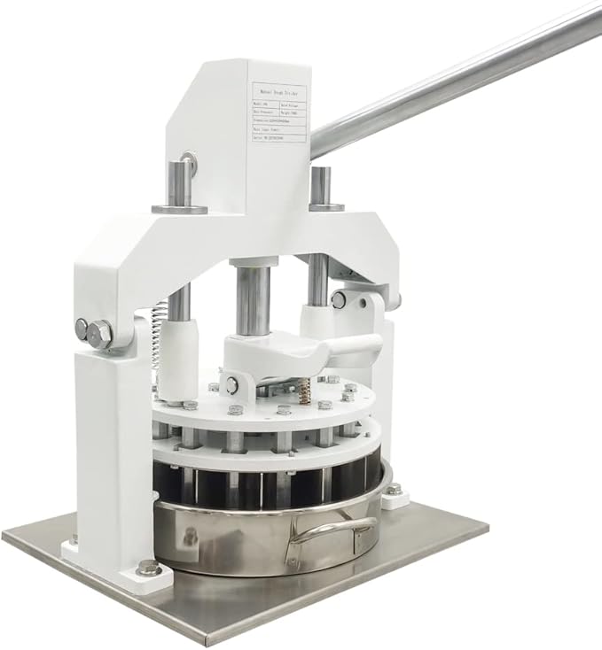 HQHAOTWU Manual Dough Divider 18pcs, Commercial Dough Dividing Cutting Machine, Stainless Steel Dough Cutter for Bakery, Pizzeria