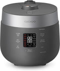 CUCKOO Twin Pressure Rice Cooker, 12-Cup Cooked, Gray, CRP-ST0609FG