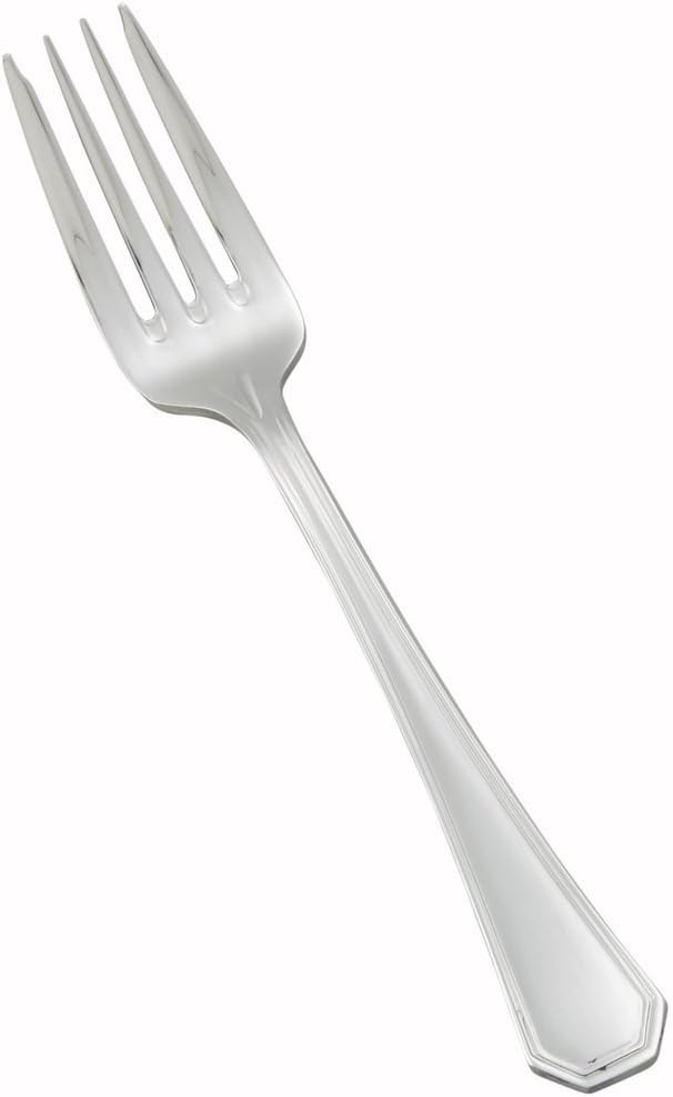 Winco 8" Victoria Stainless Steel Salad Forks (Set of 12)