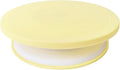 OZXNO Cake Decorating Turntable 11 Inch Cake Turntable Anti-Slip Rotating Cake Stand for Decorating(1pcs Yellow)