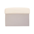 Dexter-Russell S196PCP Sani-Safe 19783 Dough Cutter/Scraper, 6" x 3" Stainless Steel Blade with Textured White Polypropylene Handle, NSF, Baking Tool and Bench Scraper, USA Made
