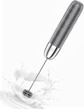 Maestri House Rechargeable Milk Frother, LunaFro Mini with Detachable Wand