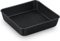TeamFar 6x6 Inch Square Baking Pan, Coated Square Cake Brownie Lasagna Pan