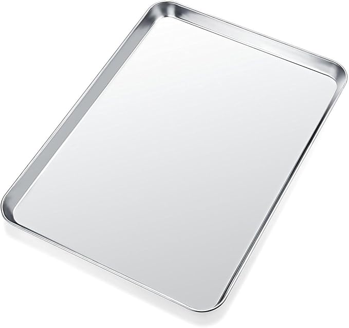 16inch Baking Sheet, Stainless Steel Cookie Sheet for Baking, Oven Tray Pan