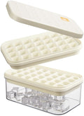Brigii Ice Cube Tray with Lid & Storage Bin, 56 Cubes Ice Trays for Freezer