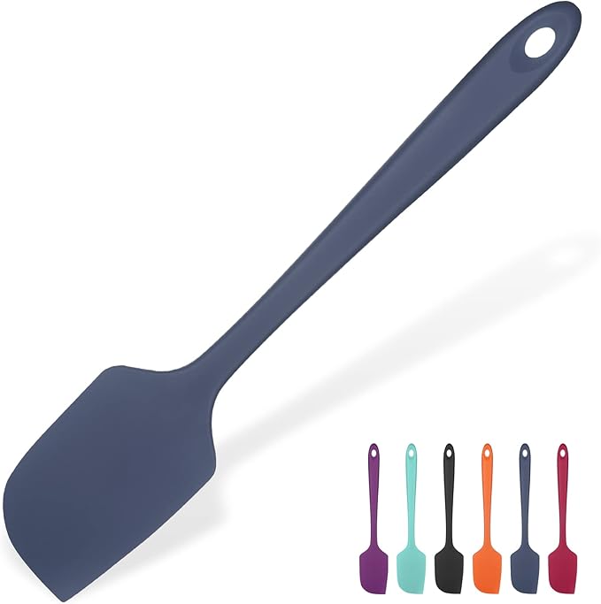 U-Taste 14in Extra Large Silicone Spatula, 600°F Heat Proof, Midnight Blue
