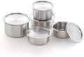 EVERSTEN CaKE 5PCS Stainless Steel Food Storage Containers With Lids 5PCS Canister Set Kitchen Appliances Dishwasher Safe Premium South Korea
