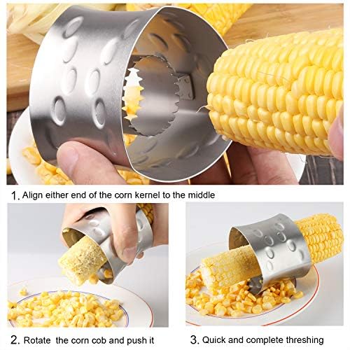 Corn Stripper Cutter Stainless Steel Corn Peeler Corn Stripping Tool