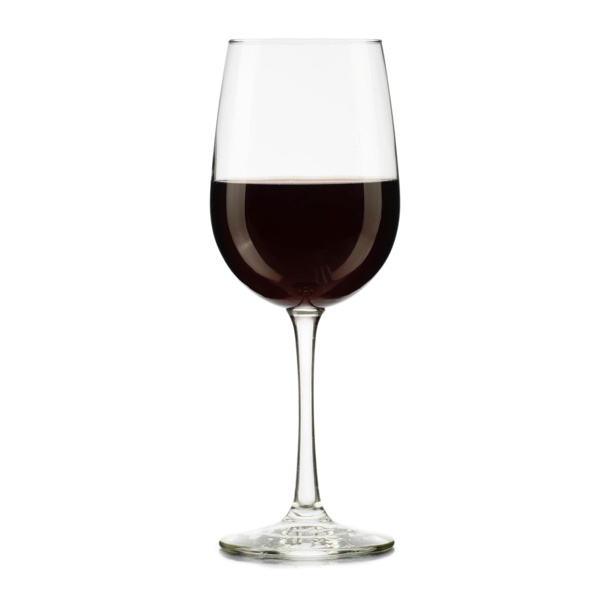 Libbey Vina Glassware Set, Elegant, Balloon-Shaped Red Wine Glasses Set of 6, Long Stem Wine Glasses for Weddings, Birthdays, and Special Occasions