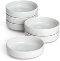famiware Ceramic Soy Sauce Dish, 4oz Dipping Bowls Set of 6, White