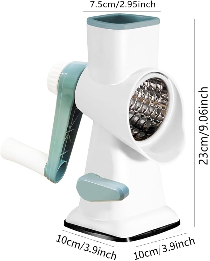 Dachenus Cheese Grater Rotary Cheese Grater,Versatile Cheese Shredder