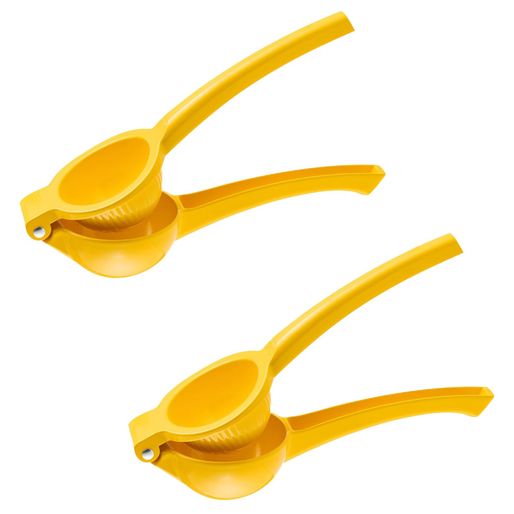 2 Pcs Lemon Squeezer Hand Press Aluminum Alloy Lime Squeezer Manual Citrus Juicer Multipurpose Lime Juicer for Kitchen Bar Restaurant