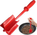 Auvotuis Meat Masher, Red, 5 Curve Blade