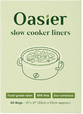 Oasier Slow Cooker Liners, Disposable Oval Large Size 60 Count