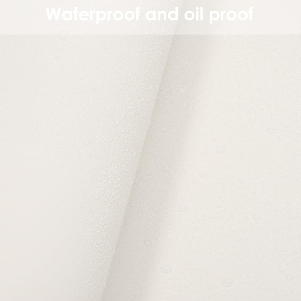 Zinkooat Leather Desk Mat,1.8mm Thick,12x60 Inch Desk Cover,Desk Protector Mat,Dresser Cover Top,Vanity Protector Mat,Vanity Cover,Vanity Cover Top Protector(White+White,12×60)