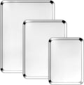 Ohtomber 3 Pack Heavy Duty Stainless Steel Baking Sheet Set, 9/12/16 Inch