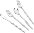 SUT 300PCS Silver Cutlery Set, Heavy Duty Disposable Utensils Include 100 Forks, 100 Spoons and 100 Knives, Premium Flatware for Party, Wedding, Birthday and Catering Events